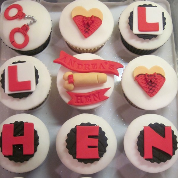 Hen Party Themed Cupcakes Neo Cakes